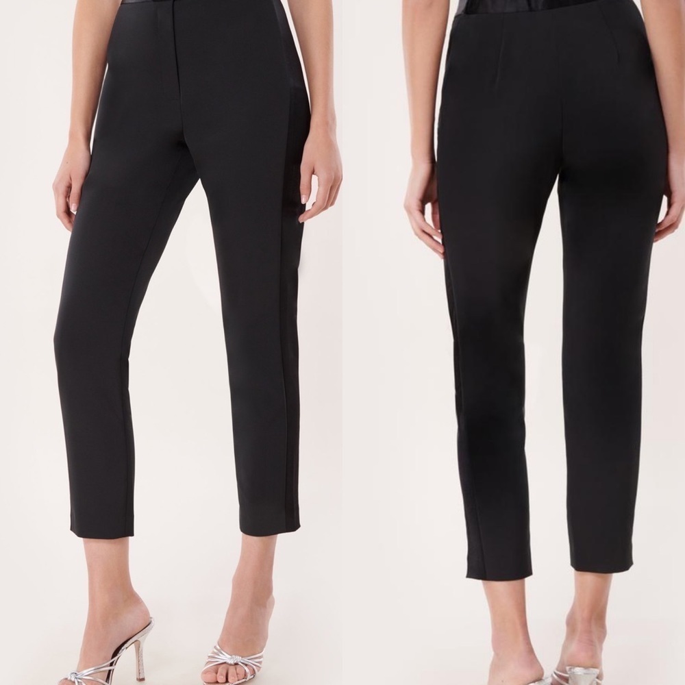Milly Cropped Black Pants
